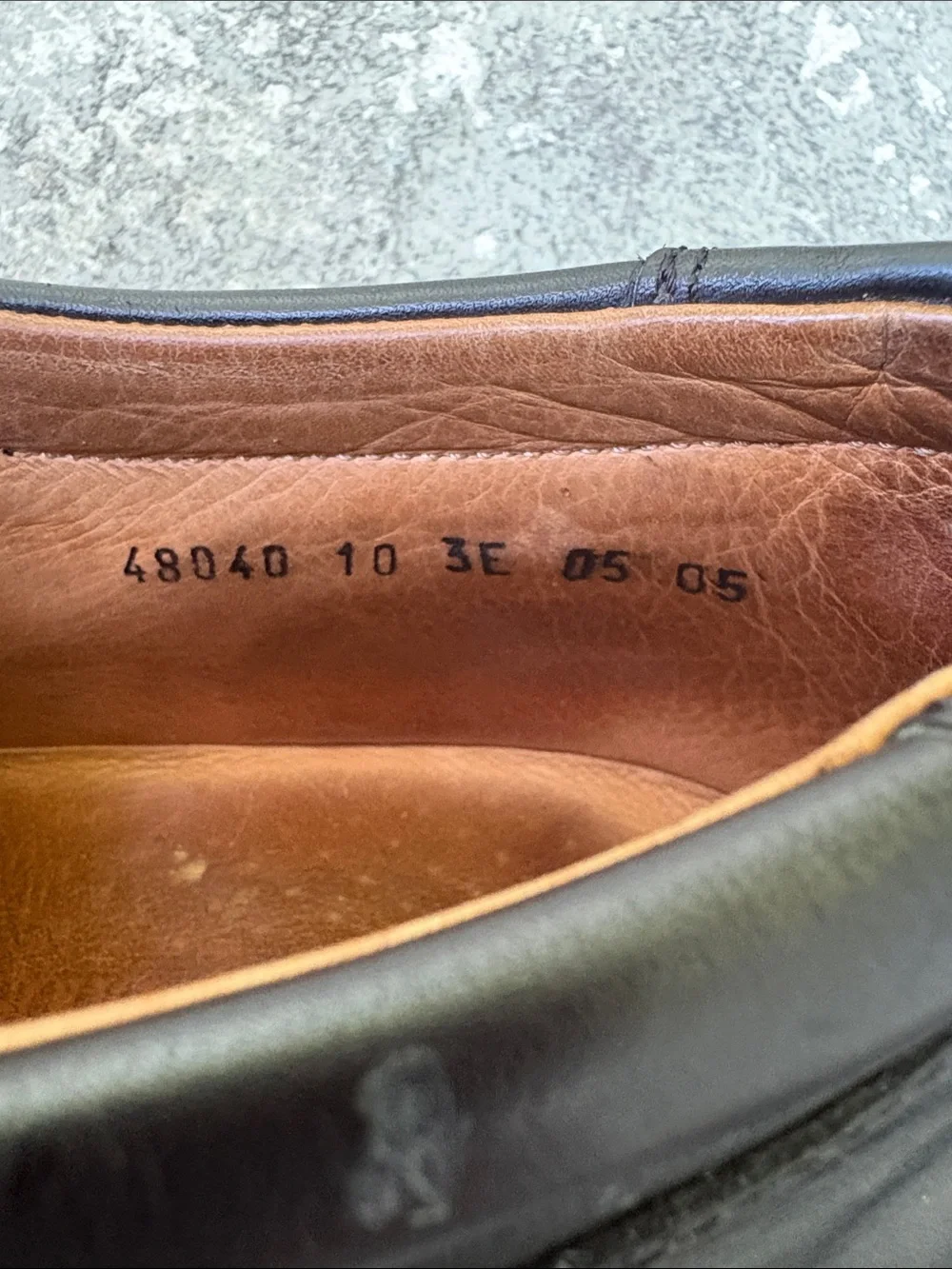 Allen  Edmond Voyager split toe leather shoes